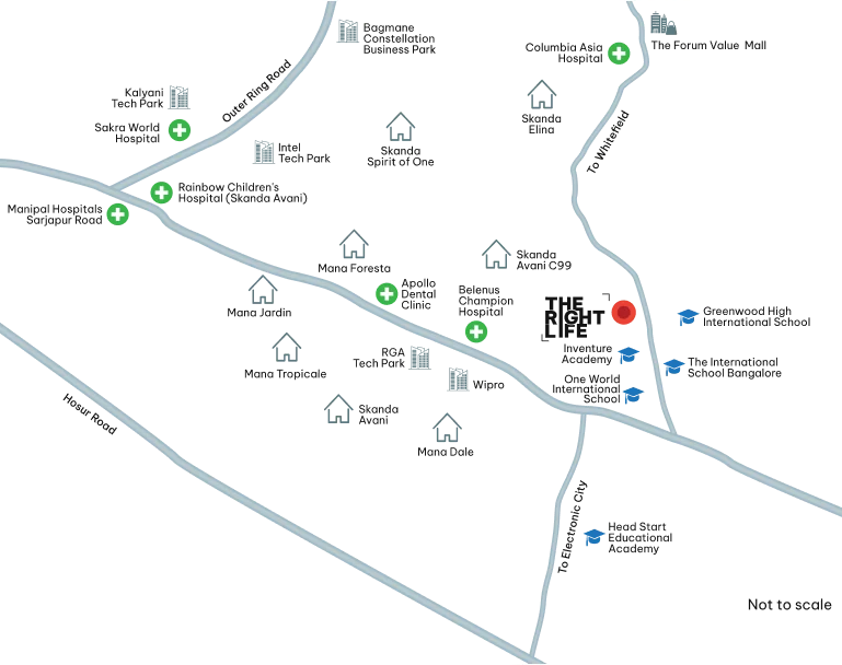 The Right Life, Mana Skanda, Mana Projects Bangalore, Skanda Developers, Lakefront Apartments Bangalore, Varthur Sarjapur Road Apartments, Luxury Flats Bangalore, Family Homes Bangalore